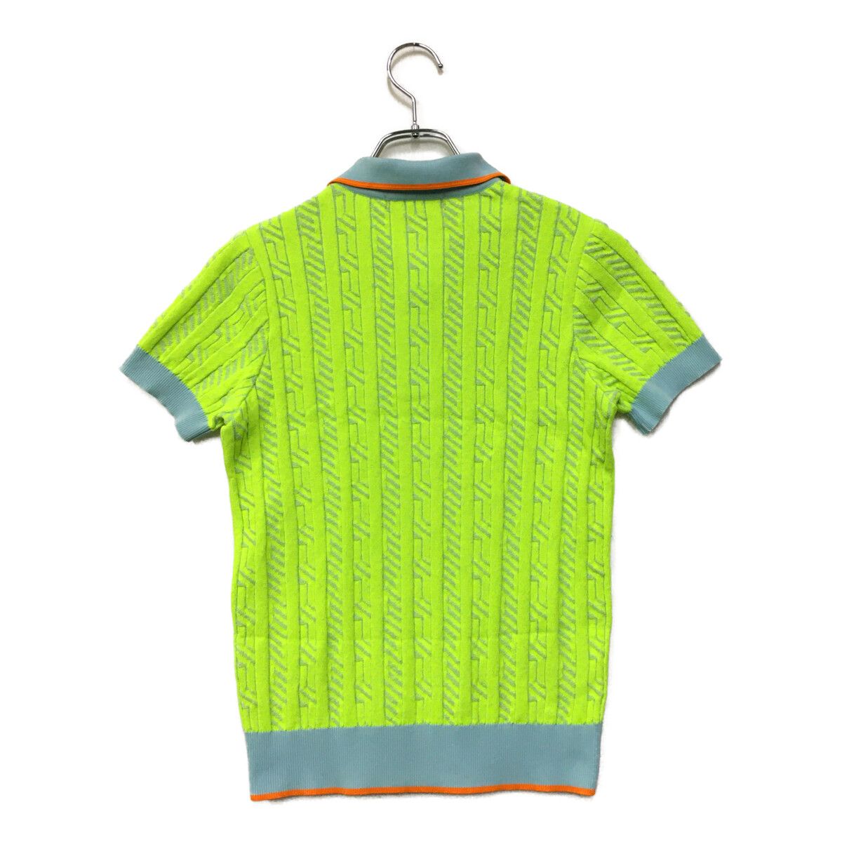 中古 レディース マークアンドロナ MARK&LONA ニット 38(M) ネオン