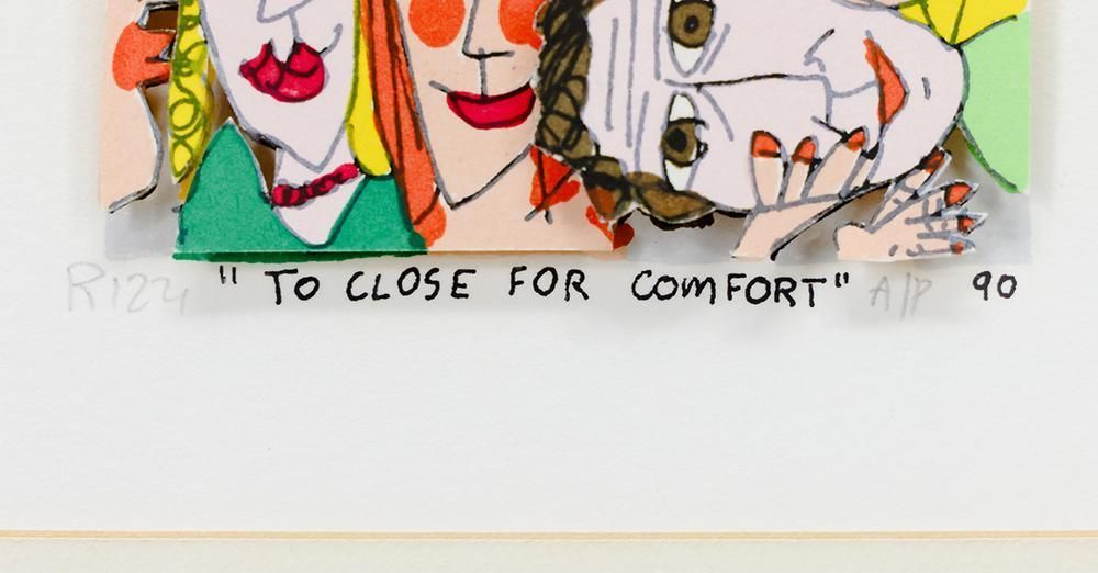 【専用】ジェームズ・リジィ「LOOKING OUT MY WINDOW」【美品】 真作】【WISH】ジェームス・リジィ James Rizzi「LOOKING OUT MY