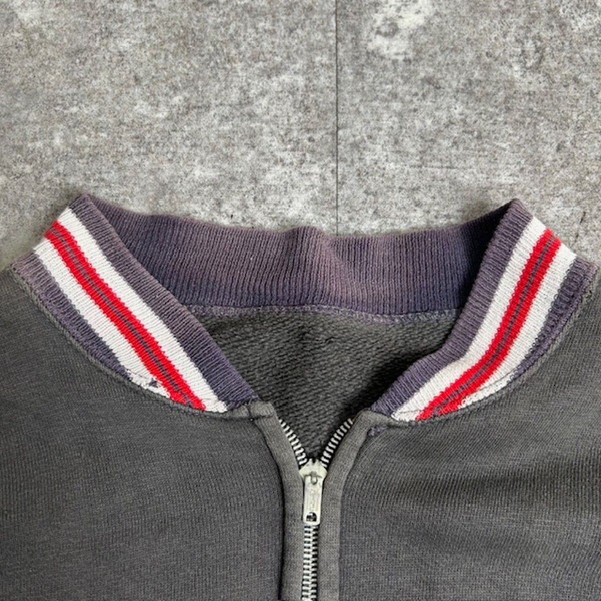 50's 60's unknown ジップアップ スウェット トレーナー 片爪