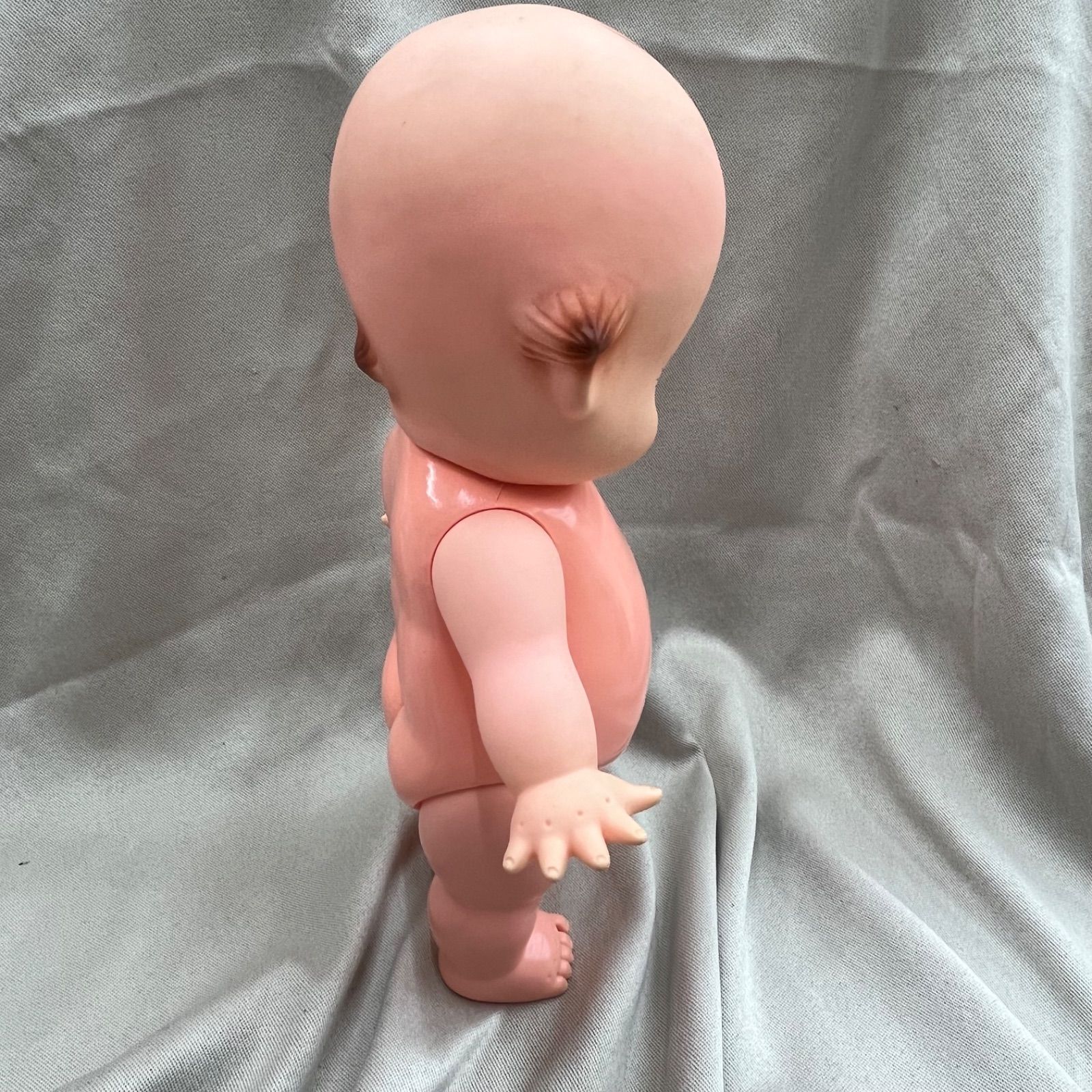 レア】キユーピー 人形 キューピー ソフビ 昭和 レトロ 可動式 自立