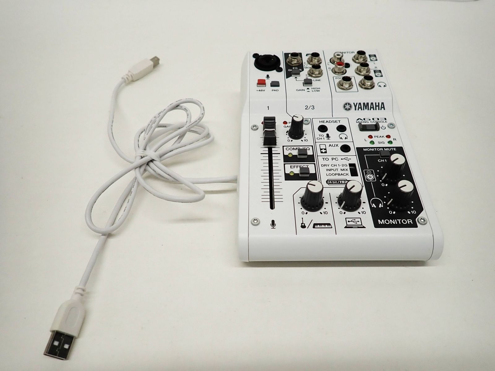 ジャンク YAMAHA ウェブキャスティングミキサー ミキシングコンソール