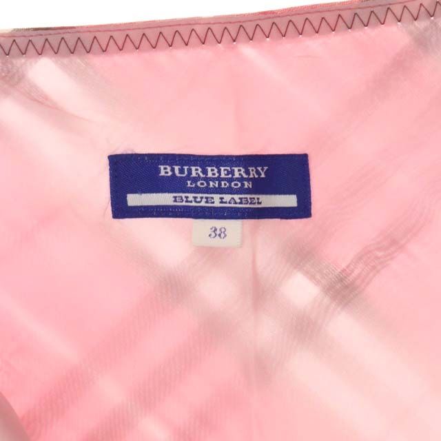 バーバリーブルーレーベル BURBERRY BLUE LABEL チェック フレア