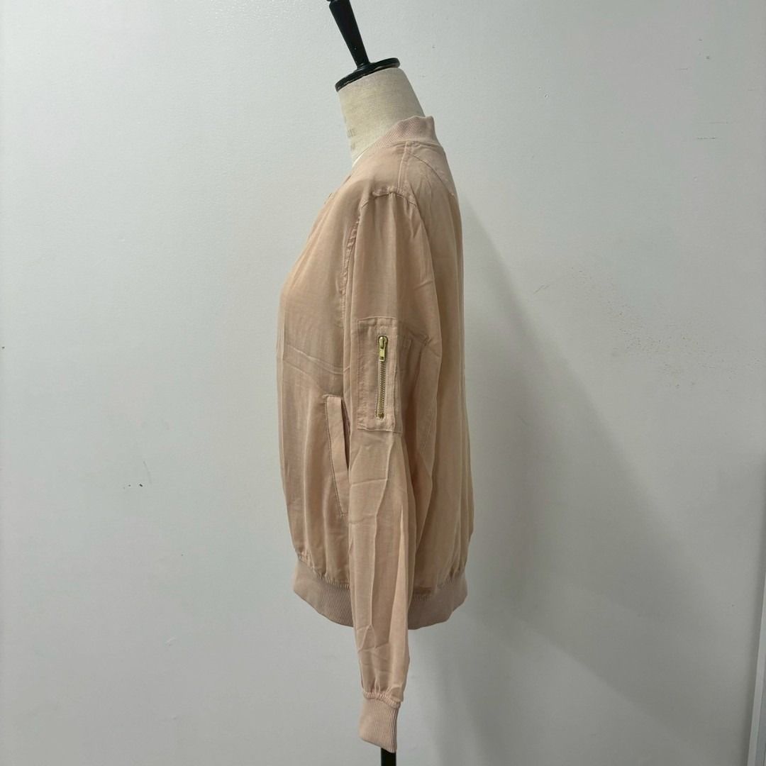 新品 zootie MA-1 ガーゼ ショート ブルゾン ベージュ