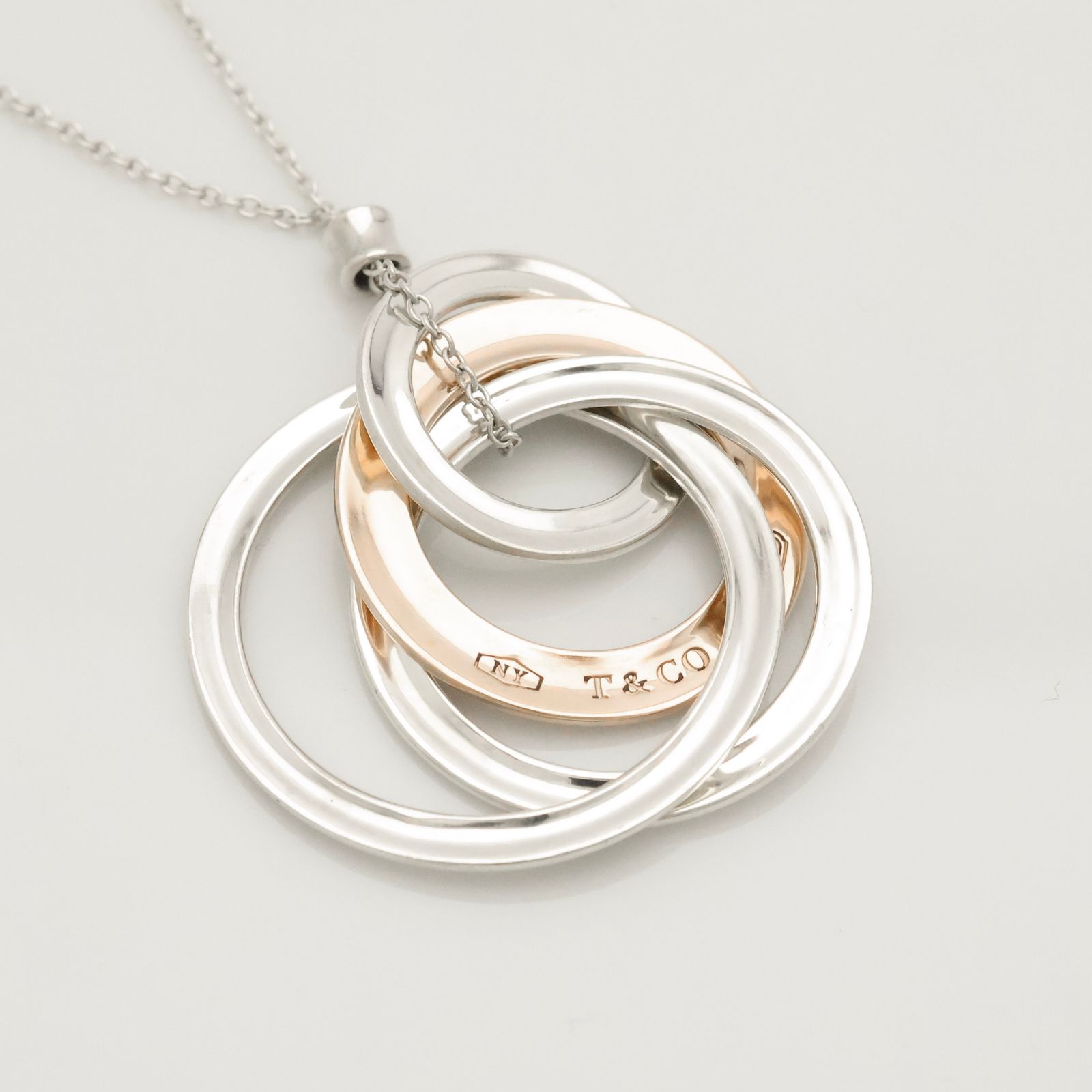 美品】ティファニー TIFFANY&Co. 4連 1837 インターロッキング 