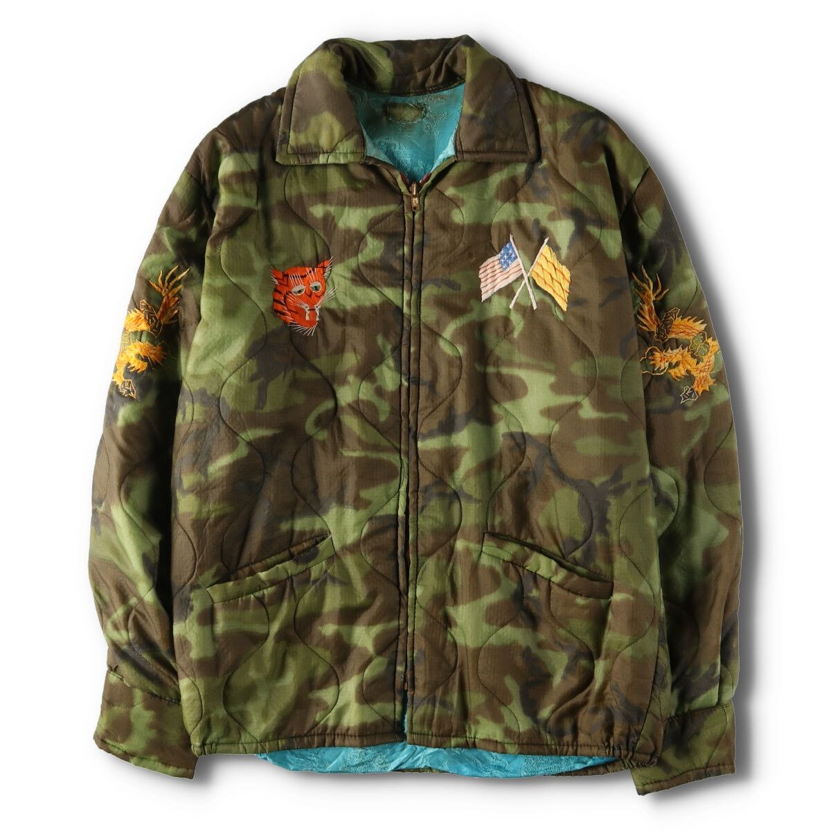 【ジャケット】ベトジャン　60s テーラー東洋ベトジャンEarly 1960s Style Cotton Rayon Vietn