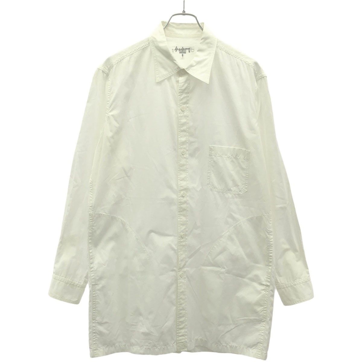 Yohji Yamamoto POUR HOMME ヨウジヤマモト プールオム コットンポケットブロードジャツ ホワイト 2