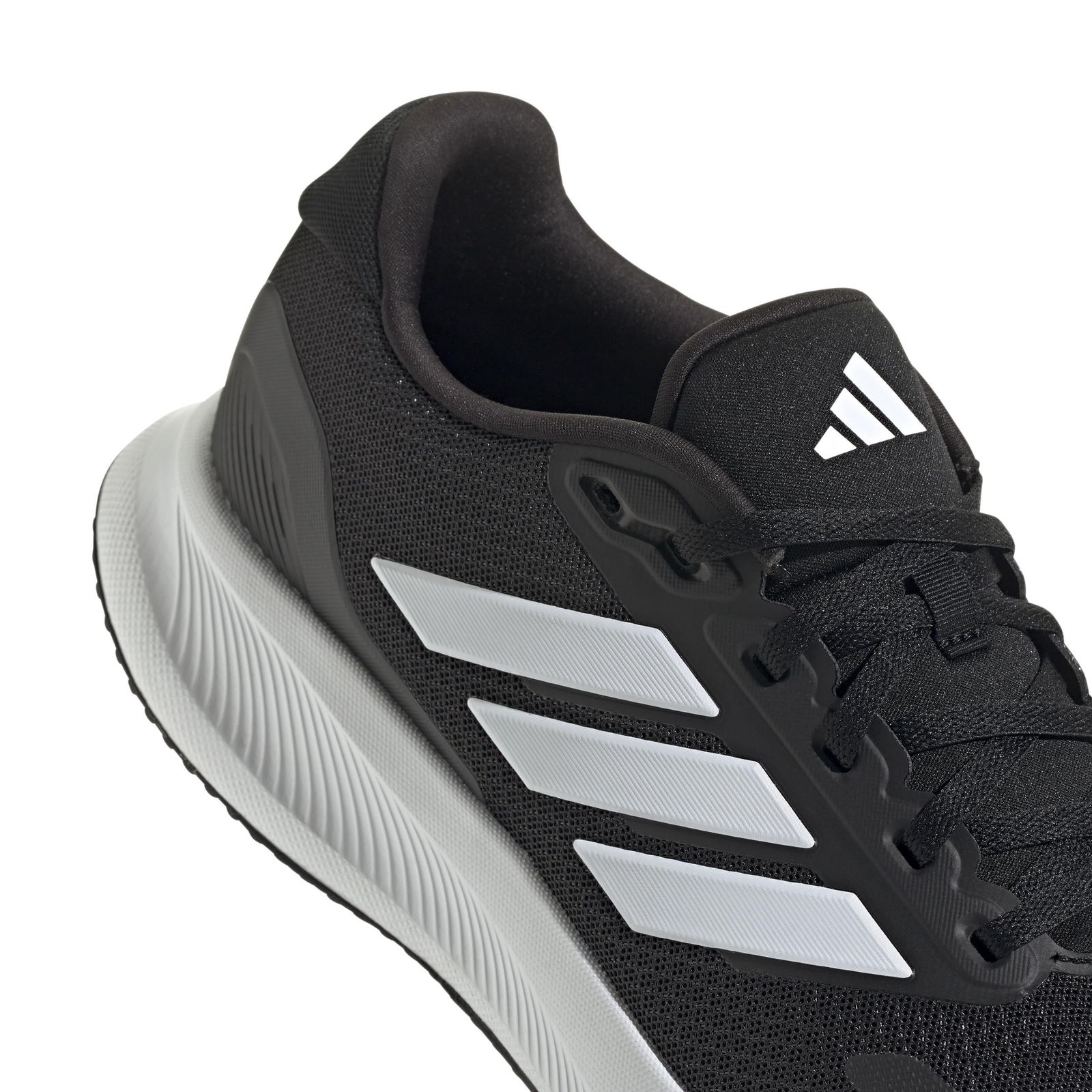 アディダス ランニングシューズ メンズ ブラック　25.5 アディダス メンズ RUNFALCON 5 M ランファルコン スニーカー 靴
