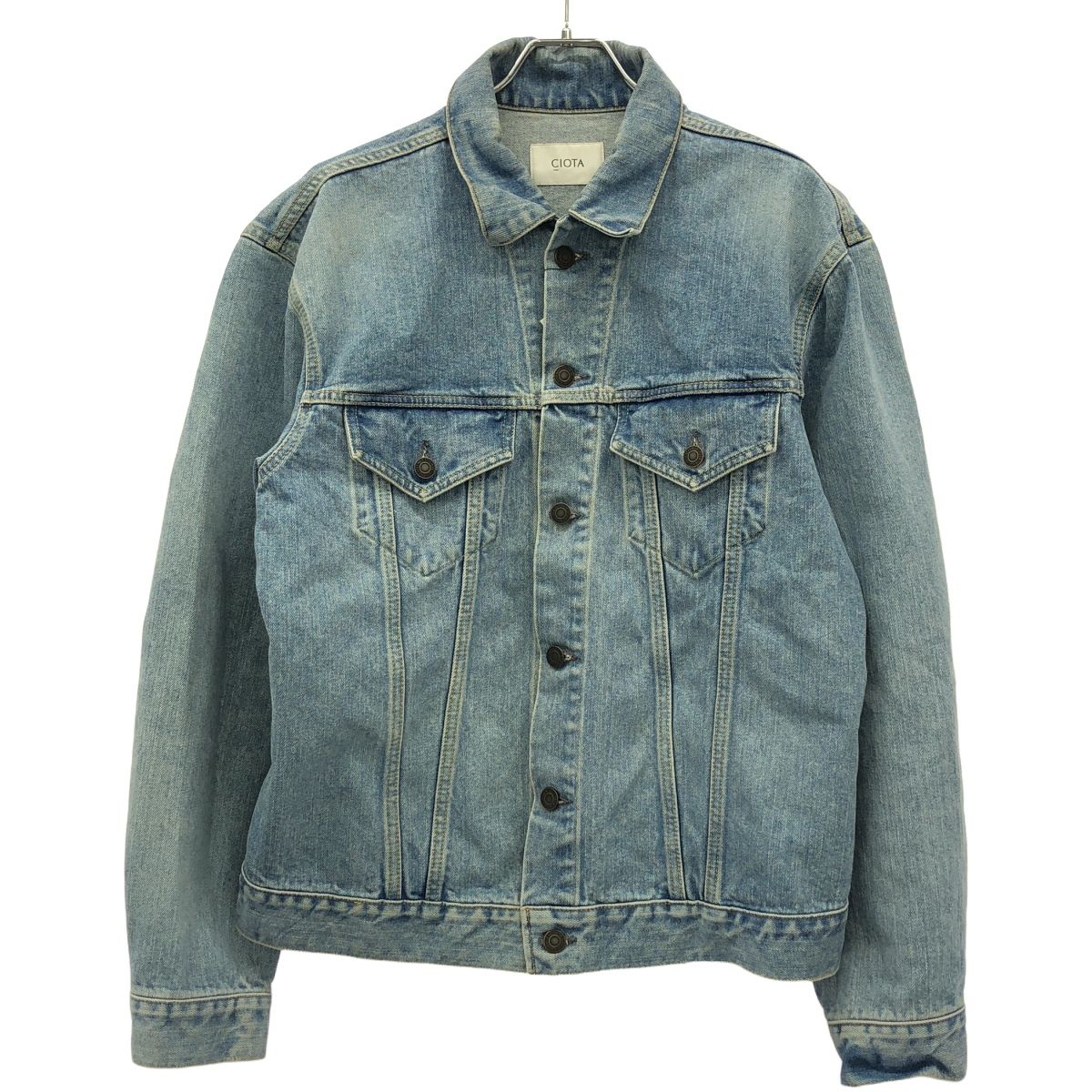 CIOTA シオタ INDIGO SUVIN COTTON DENIM JACKET デニムトラッカージャケット インディゴ ー