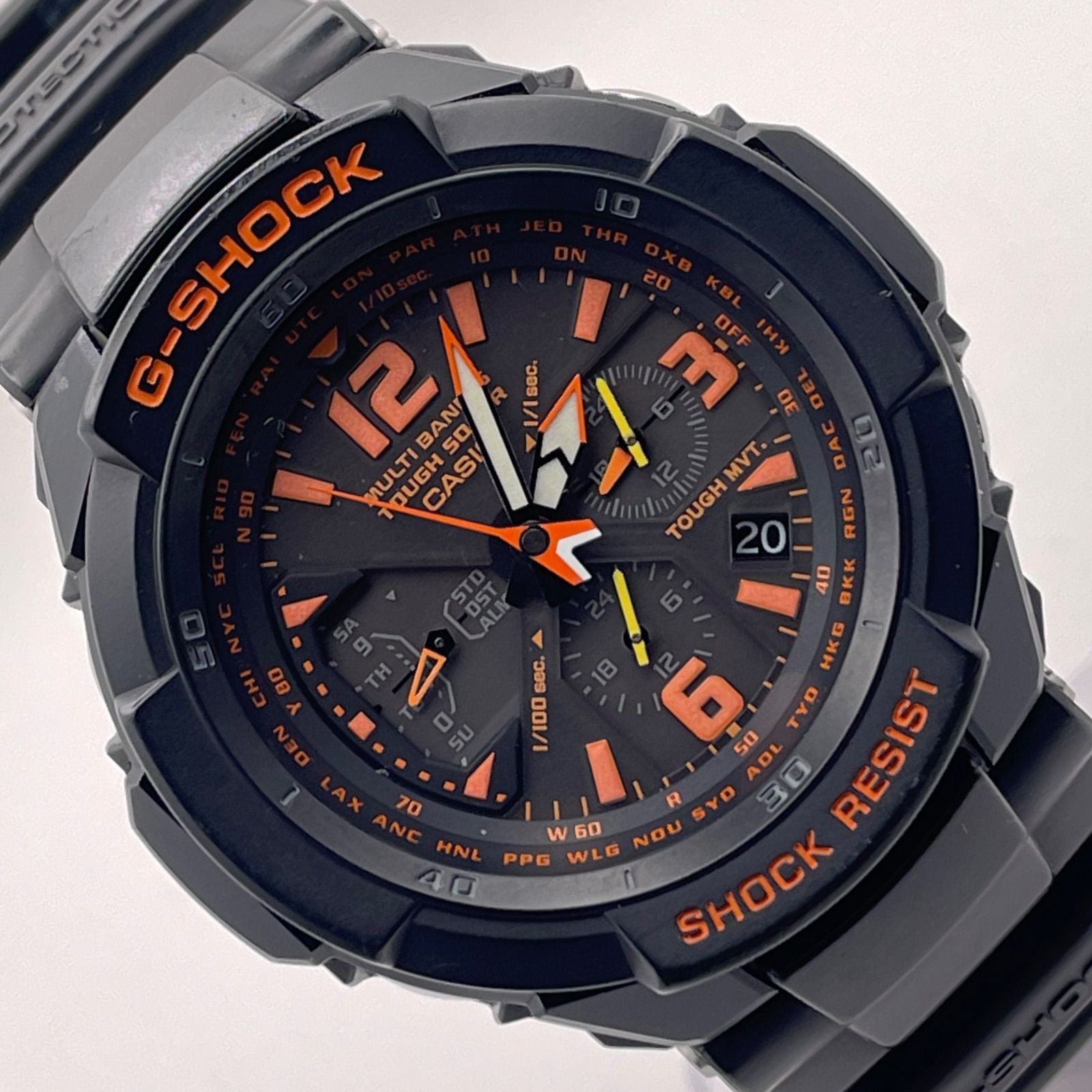 購入しサイト 良品 G-SHOCK GW-3000B 電波ソーラー ブラック オレンジ 