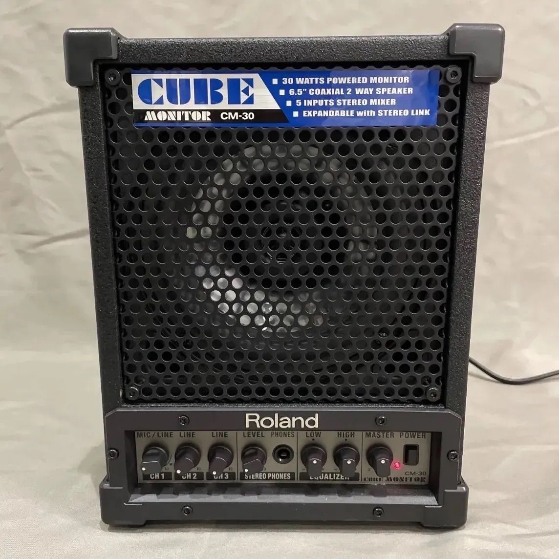 スピーカー・ウーファー Roland CUBE MONITOR CM-30 Roland ローランド CM-30 CUBE MONITOR ◇ 簡易PAにオススメ