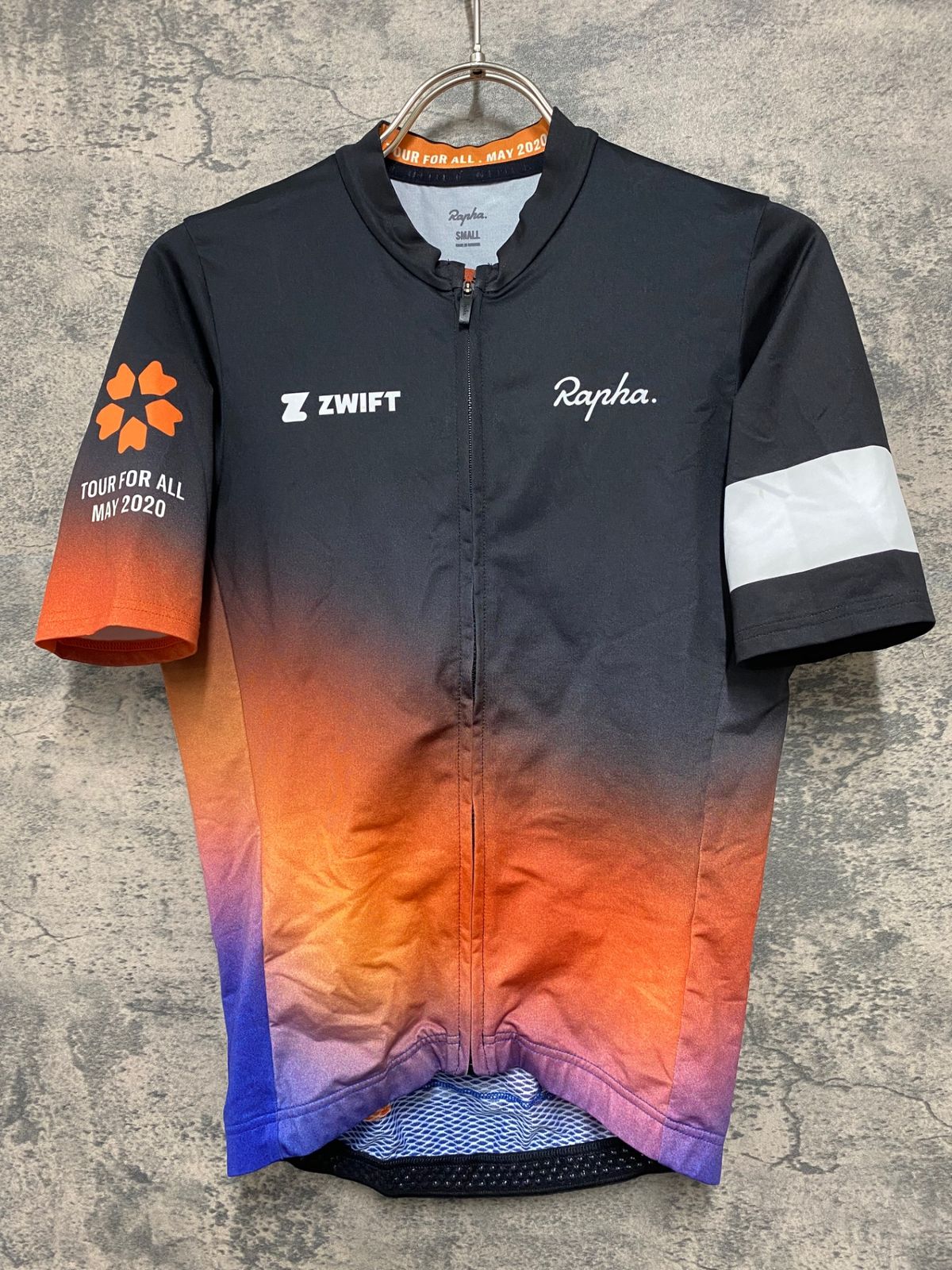 JH994 ラファ RAPHA MIDWEIGHT RACE JERSEY 半袖サイクルジャージ S ZWIFT