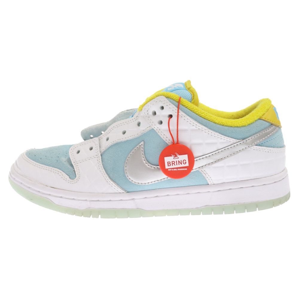 NIKE SB (ナイキエスビー) FTC DUNK LOW PRO QS Lagoon Pulse ダンクロー ラグーンパルス ローカットスニーカー 銭湯 ライトブルー/ホワイト US7.5/25.5cm DH7687-400