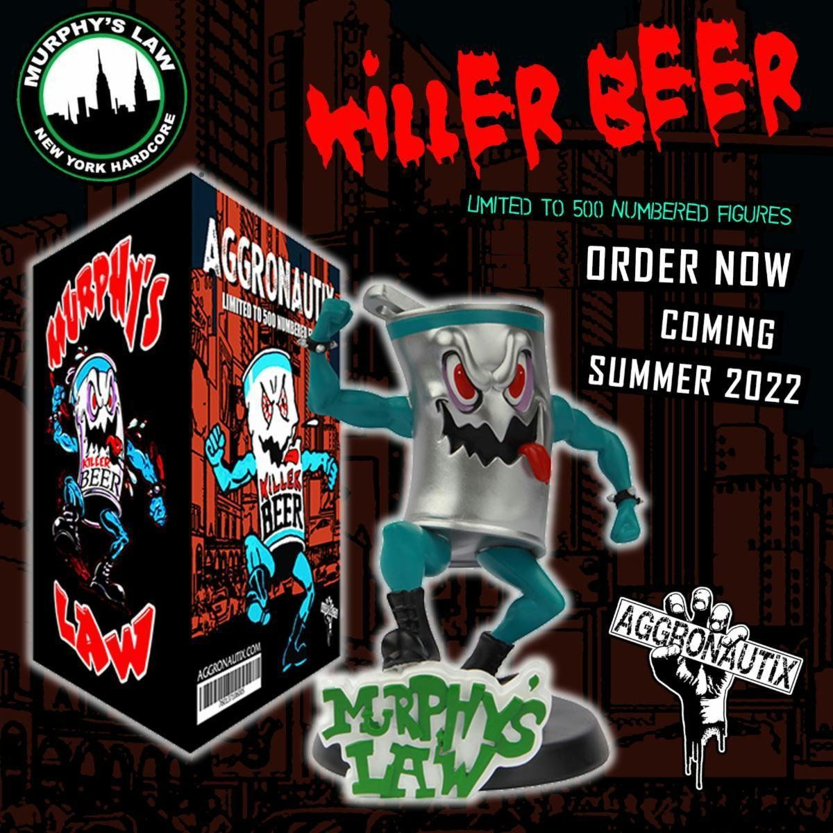 マーフィーズ ロウ フィギュア MURPHY’S LAW – Killer Beer Limited Edition Statue パンク TOY (Not Throbblehead)
