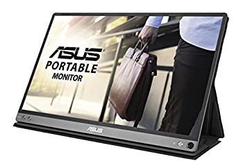 ASUS MB16AC モバイルモニター モバイルディスプレイ 薄さ8mm・軽量780g、USBで簡単接続 15.6インチ IPS フルHD ブルーライト軽減 USB Type-C