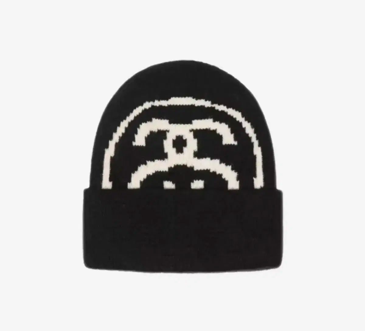 STUSSY(ステューシー) ビッグ リンク カフ ビーニー ブラック