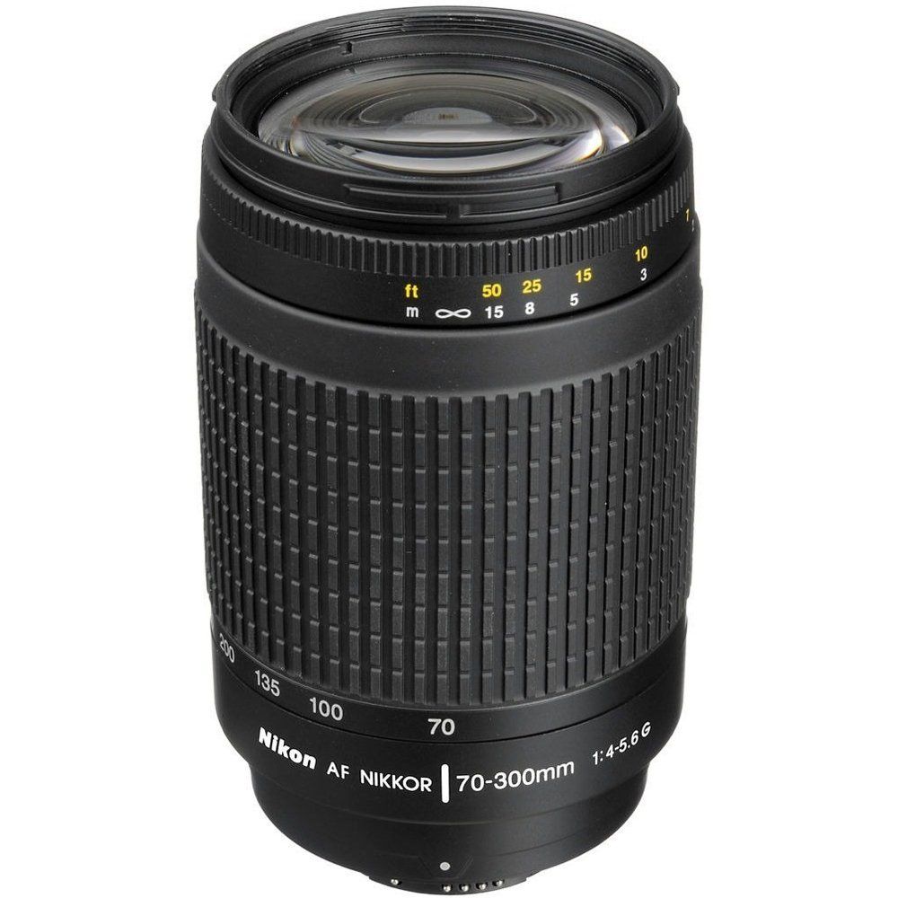 Nikon AF Zoom Nikkor 70-300mm F4-5.6G ブラック (VR無し)(中古品) - メルカリ