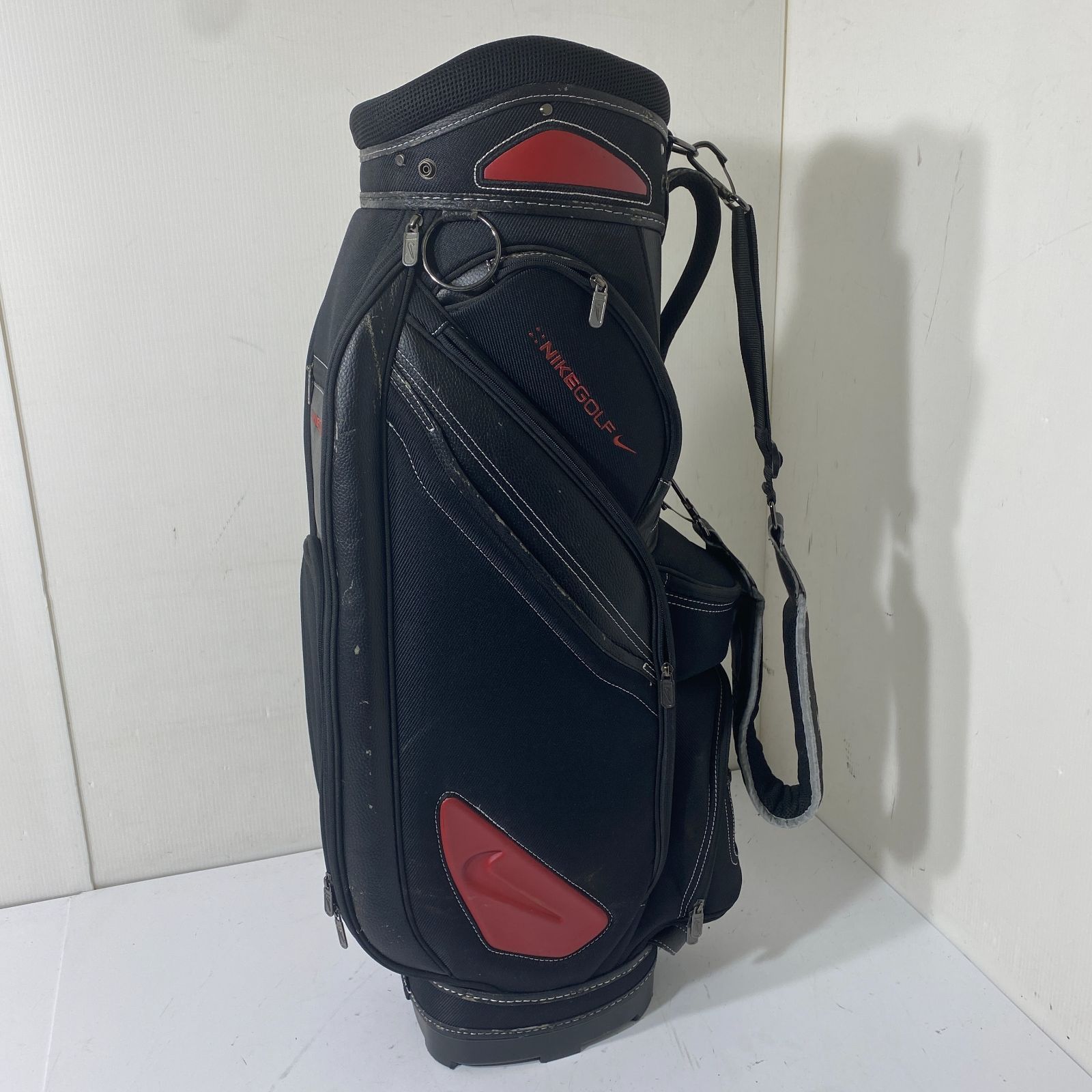 NIKE GOLF ナイキ キャディーバッグ 9インチ 6分割 ブラック / レッド