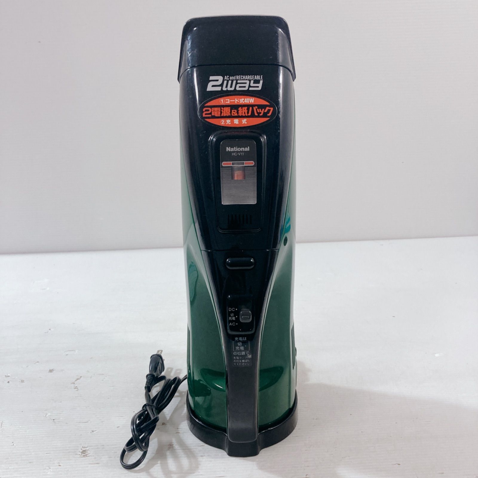 National ナショナル 2電源 ハンドクリーナー HC-V11 コードリール式