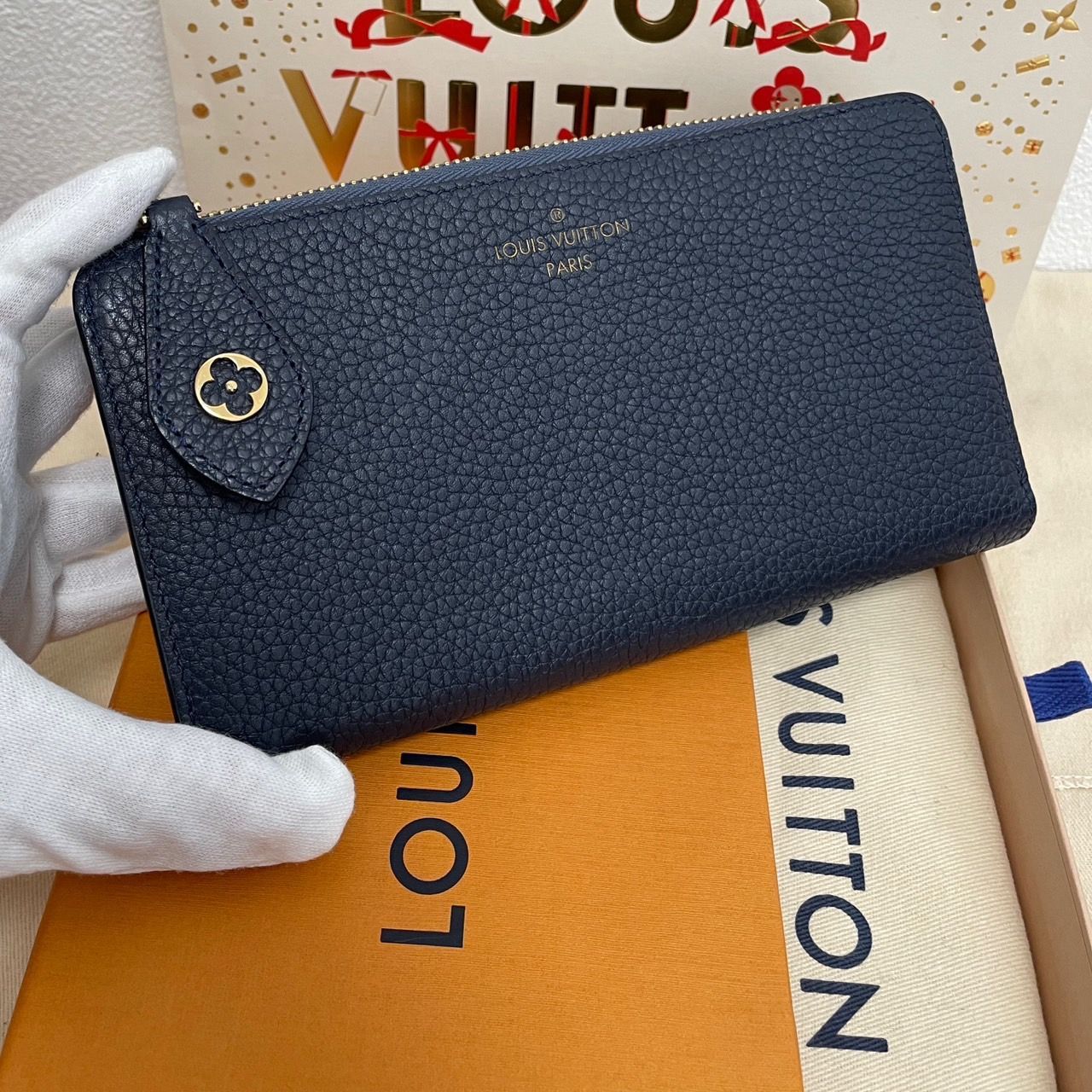 使用わずか】ルイヴィトン ポルトフォイユ・コメット L字ジッピー 長  