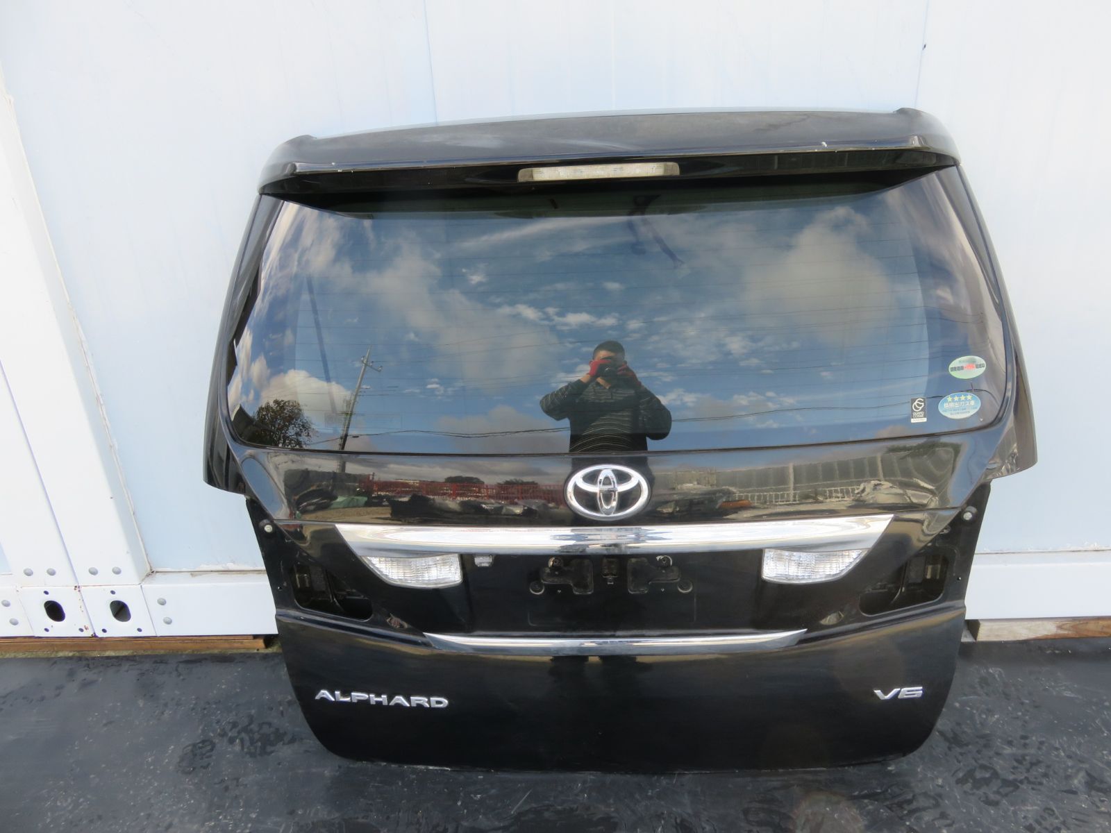 SFC2613 アルファード ANH20W ANH25W GGH20W GGH25W 前期 純正 バックドア リアゲート トランク ハッチバック カメラ付き 黒 ブラック202