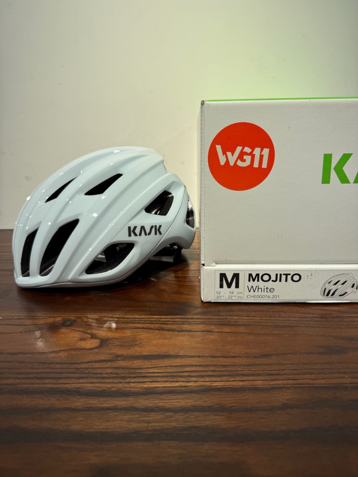 KASK MOJITO³ Mサイズ White 店頭 カスク モヒート ヘルメット ロードバイク 自転車 クロスバイク 白