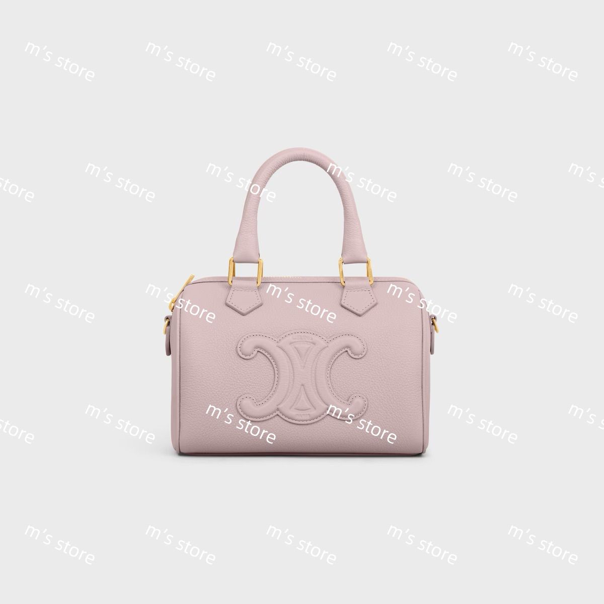 CELINE セリーヌ ミニ ボストン トリオンフ バッグ ピンク 新品 定価以下 CELINE セリーヌ スモール ボストン ハンドバッグ