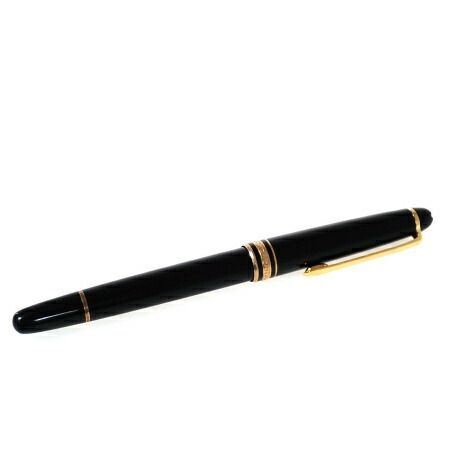 モンブラン MONTBLANC マイスターシュテュック 万年筆 ブラック ゴールド プラスチック メタル 4810 ペン先14K 09MS552