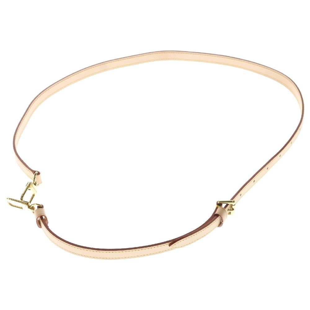 LOUIS VUITTON ルイヴィトン ヌメ革 ショルダーストラップ ベージュ レザー ゴールド金具 J52312