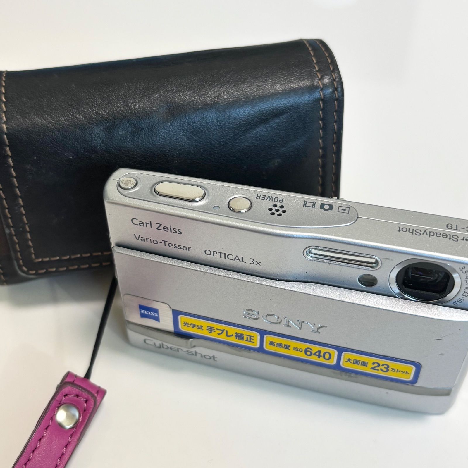 【動作確認OK】SONY Cyber-shot dsc-T9 動作確認済】SONY ソニー Cyber-Shot DSC-T9 レトロカメラ