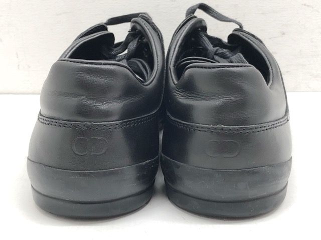 Dior HOMME ディオール オム レザー ローカット スニーカー ブラック