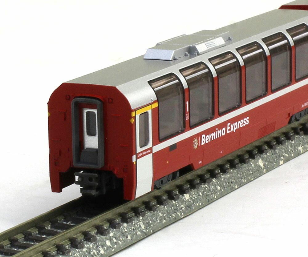 レーティッシュ鉄道 ベルニナ急行(新ロゴ) 増結セット(4両) 【KATO・10