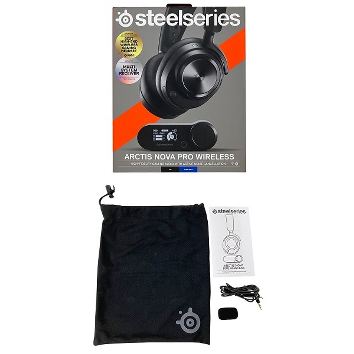 SteelSeries Arctis Nova Pro Wireless ゲーミング ヘッドセット 音響機器 オーディオ O10478524