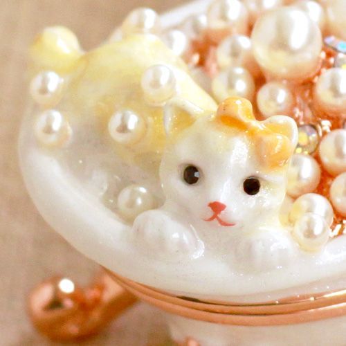 EX505【正規品】 ミニチュアバス ミニチュア家具 猫 （招き猫