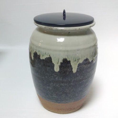 唐津焼 水指 ショップ 汲古窯 峰松義人 茶道具 お稽古道具 ウ10