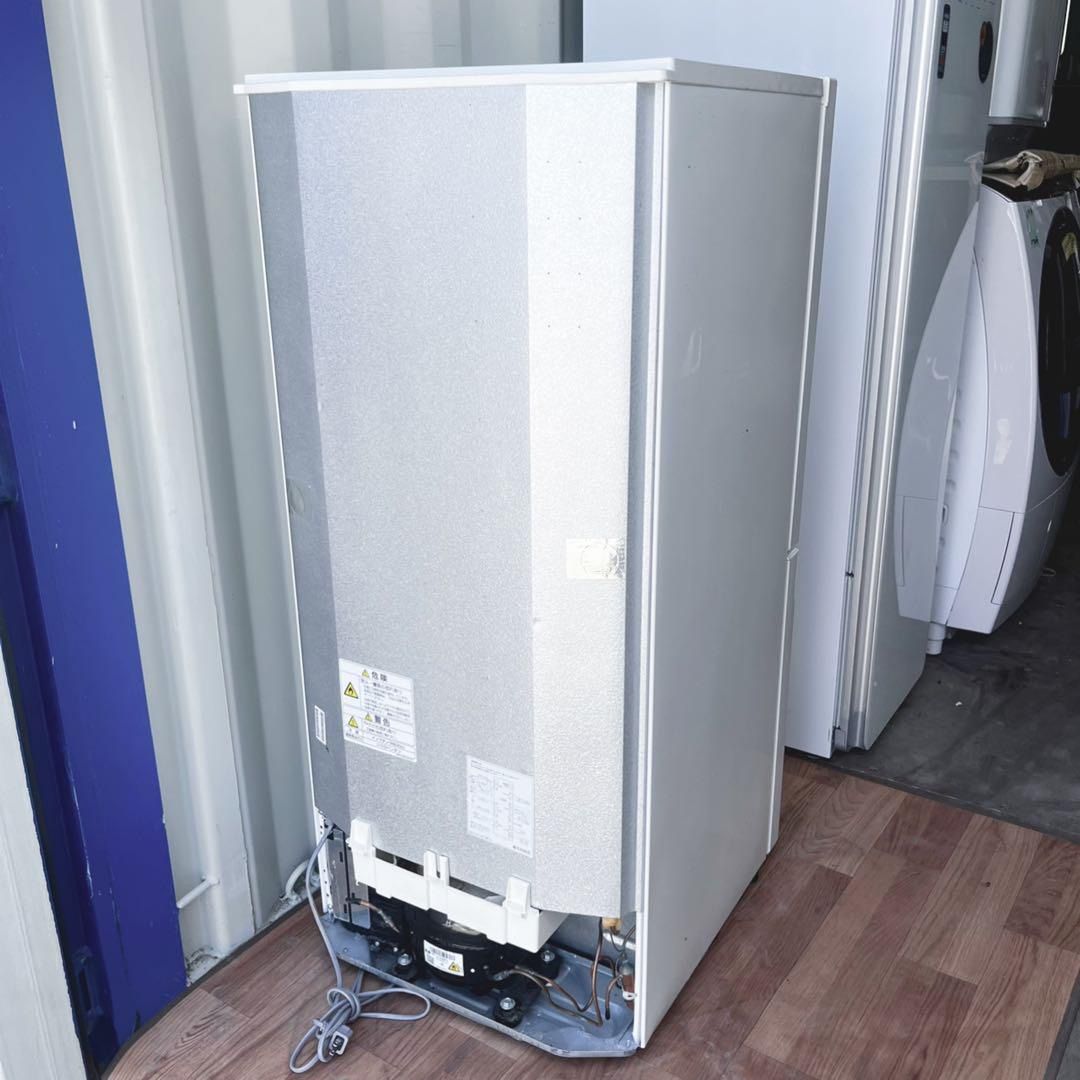 取付無料！無印良品ホワイトインテリアレトロ風おしゃれデザイン冷蔵庫