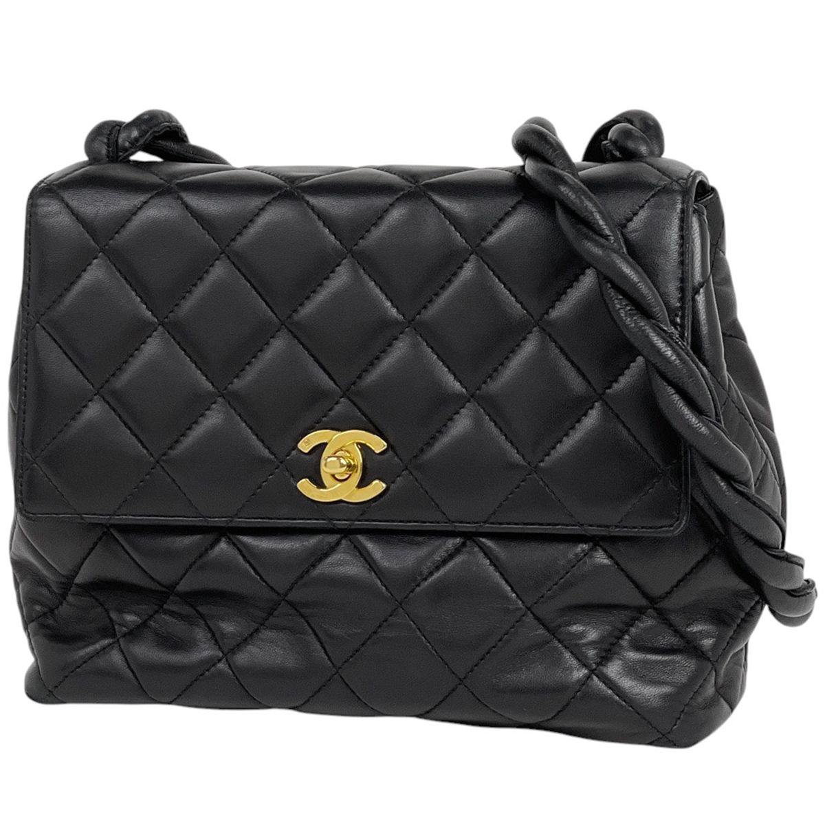シャネル CHANEL ココマーク ショルダーバッグ ターンロック