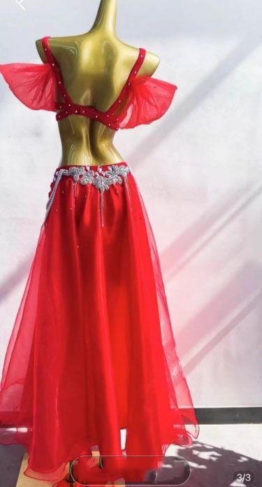 セール ベリーダンス衣装 体型カバー ブラスカート 2色 オーダーメイド