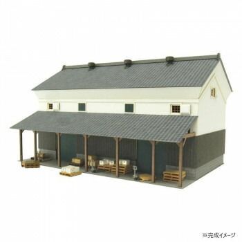 みにちゅあーとキット 情景シリーズ S 1|87 80 倉庫-1 MK05-46