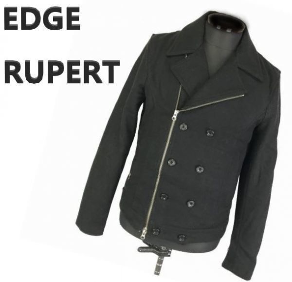 エッジ ルパートEDGE RUPERT ライダース ジャケット ピーコート サイズ 
