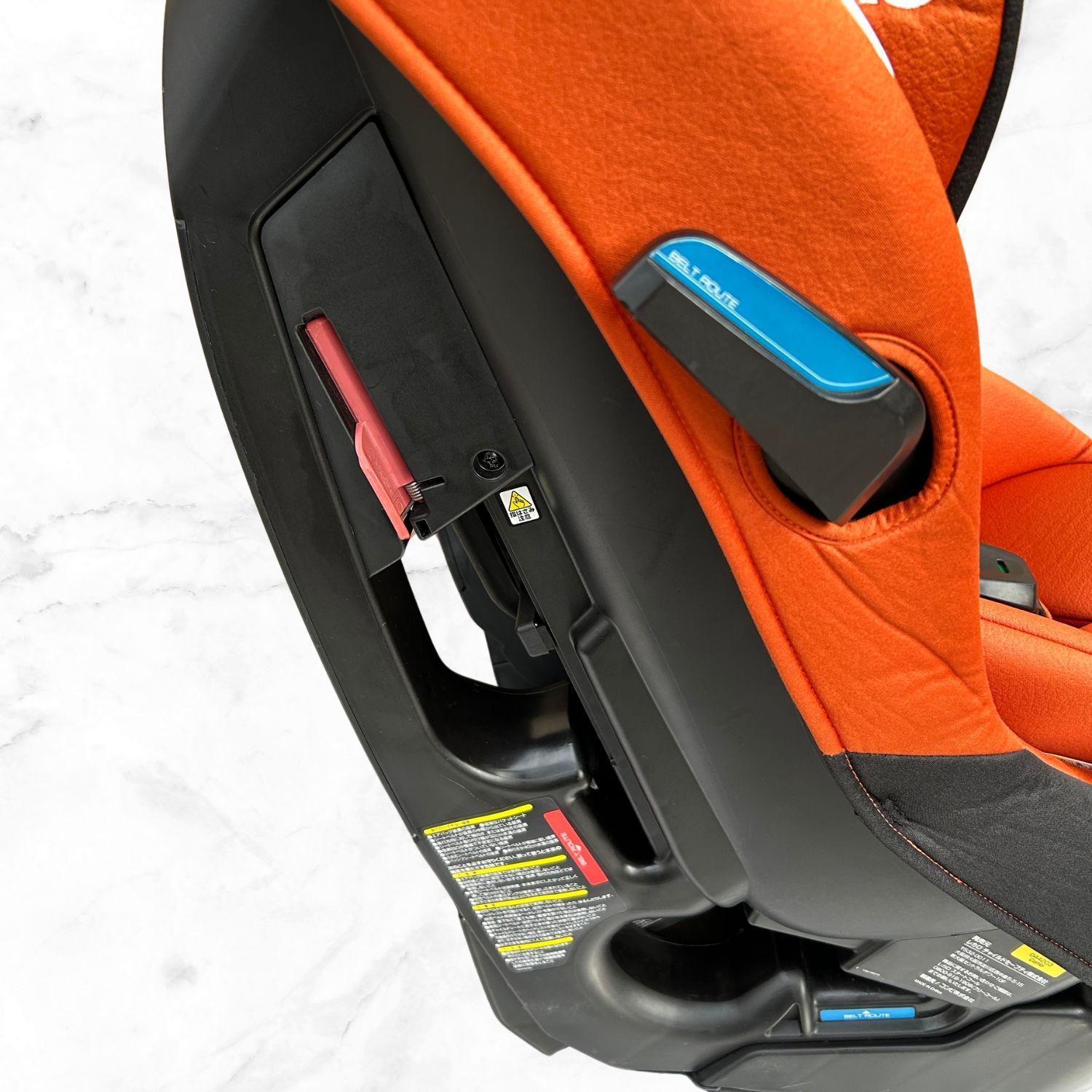 送料込み RECARO レカロ start07 チャイルドシート 新生児対応 美品】RECARO レカロ start07 スタート07 オレンジ