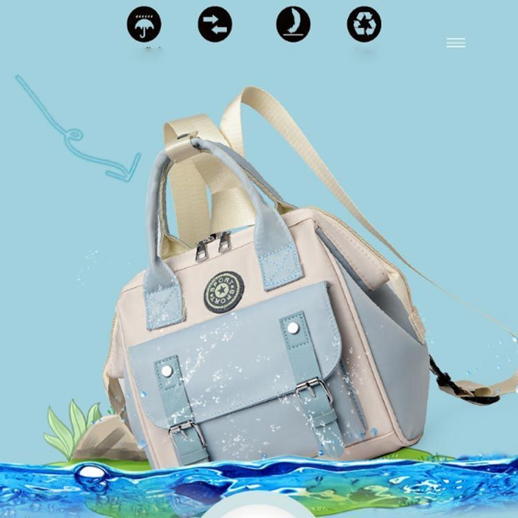 未使用☆familiar ファミリア トートバッグ 推し活 水色 ママ