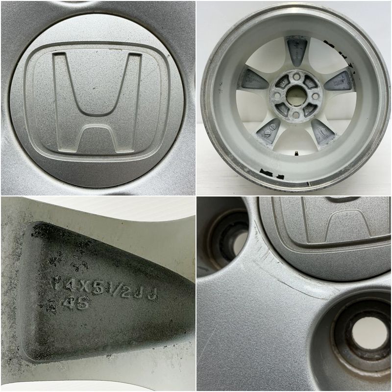 中古 14インチ アルミ ホンダ フィット 純正 4本セット エアウェイブ