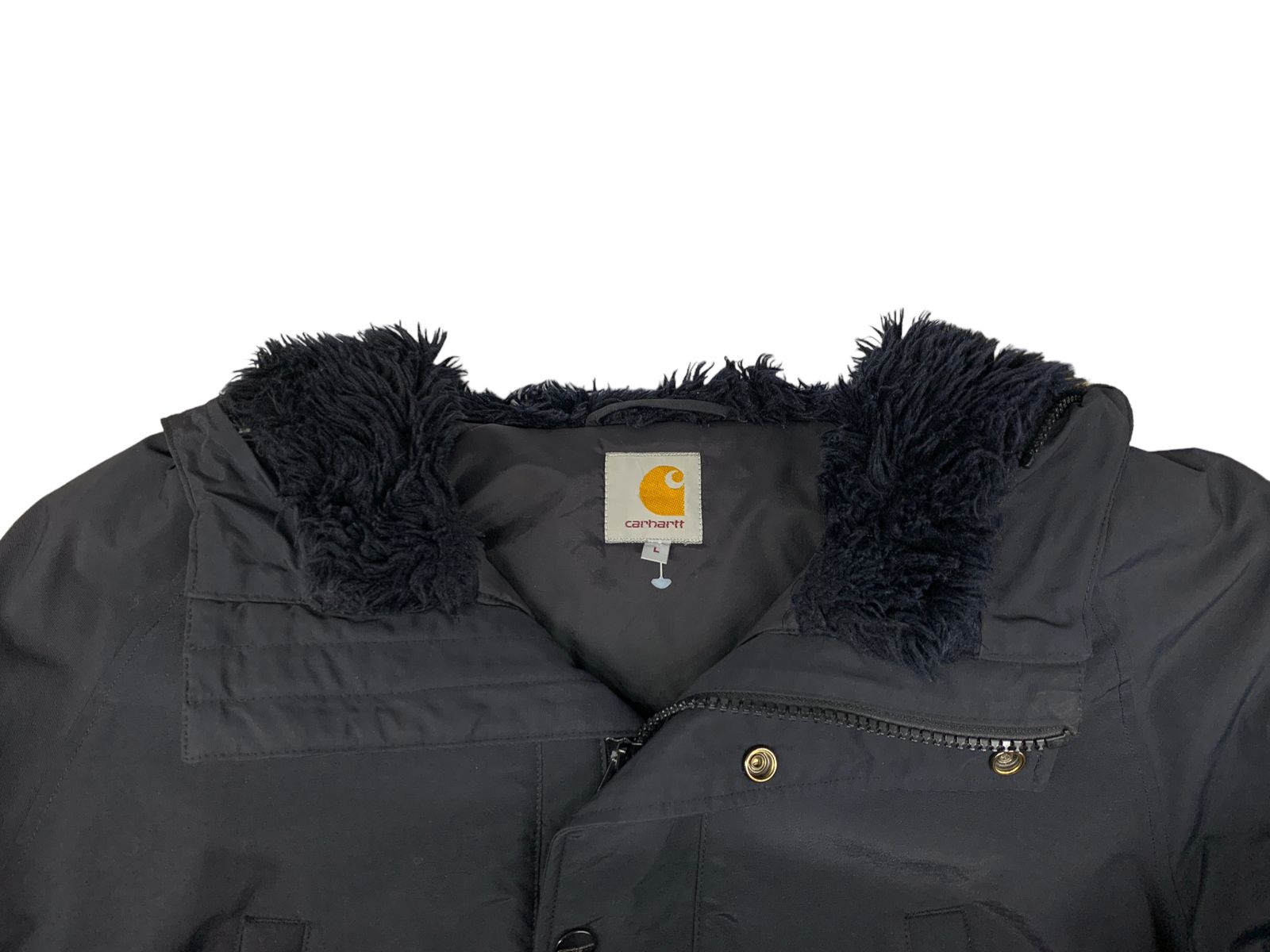 Carhartt (カーハート) ANCHORAGE PARKA ミリタリージャケット N-3B 黒 