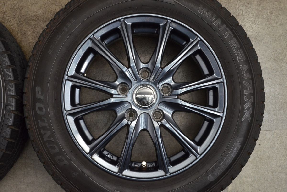 DUNLOP WM02 195/65R15】スタッドレス【Weds JOKER 15インチ