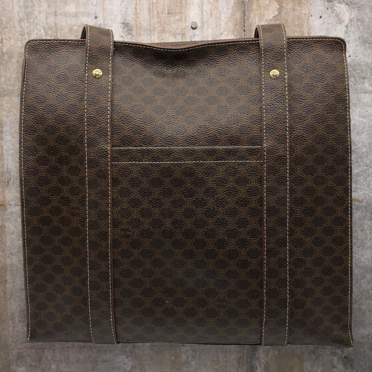 CELINE(セリーヌ) ヴィンテージマカダム柄トートバッグ MC99/2 A4