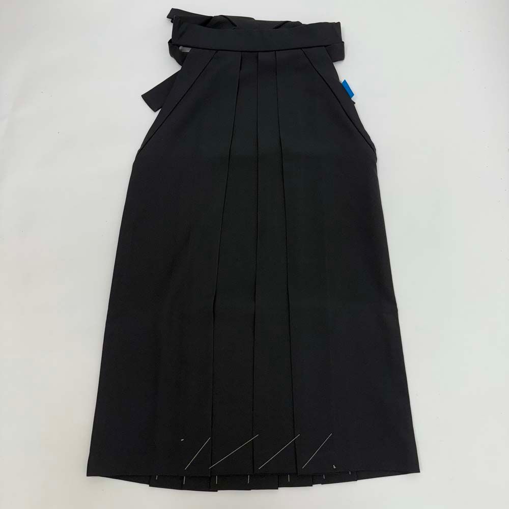 袴 S size 紐下丈89cm 行灯袴 卒業袴 女性用袴 柄入り 黒 中古 4710