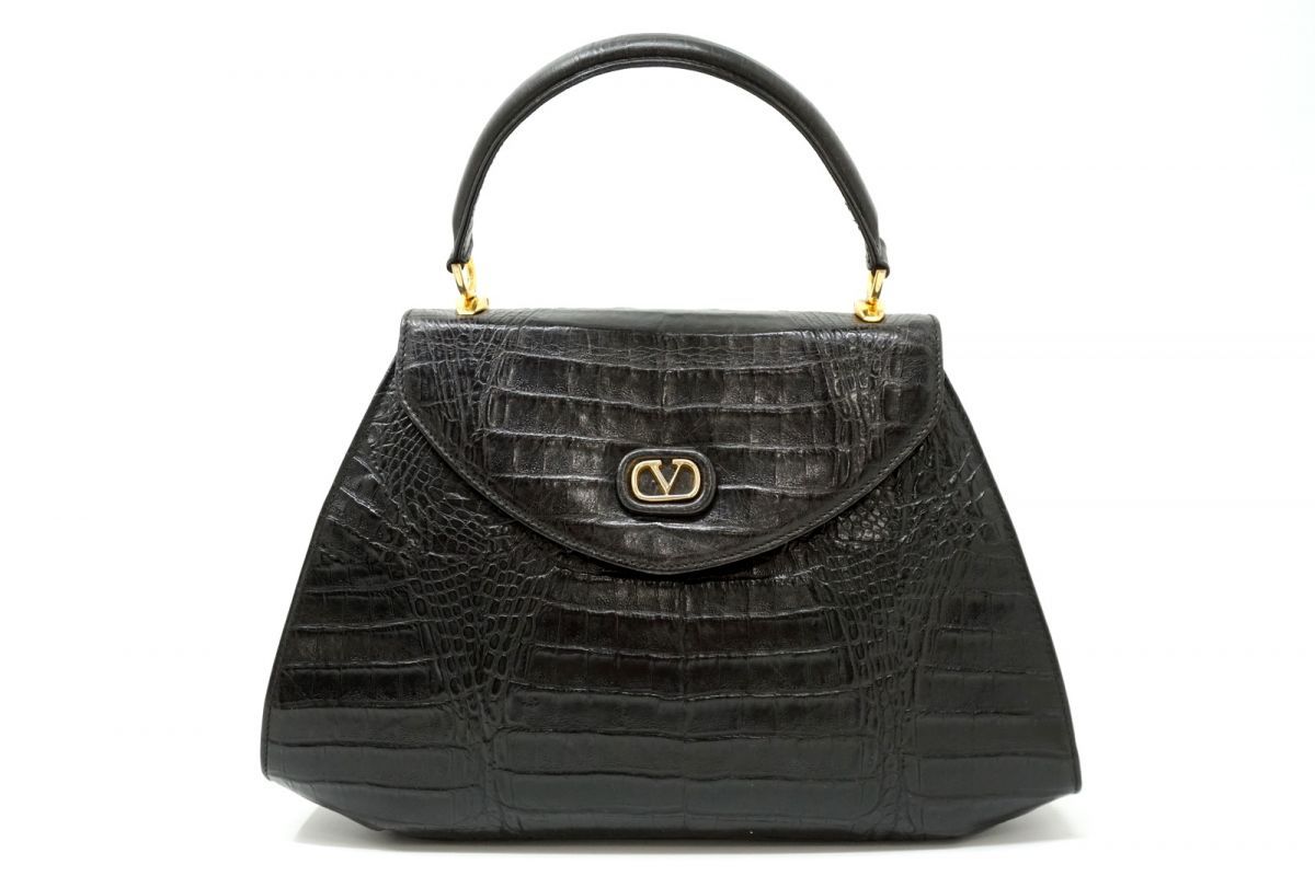 ヴァレンティノ ガラヴァーニ ヴィンテージ ハンドバッグ トップ  