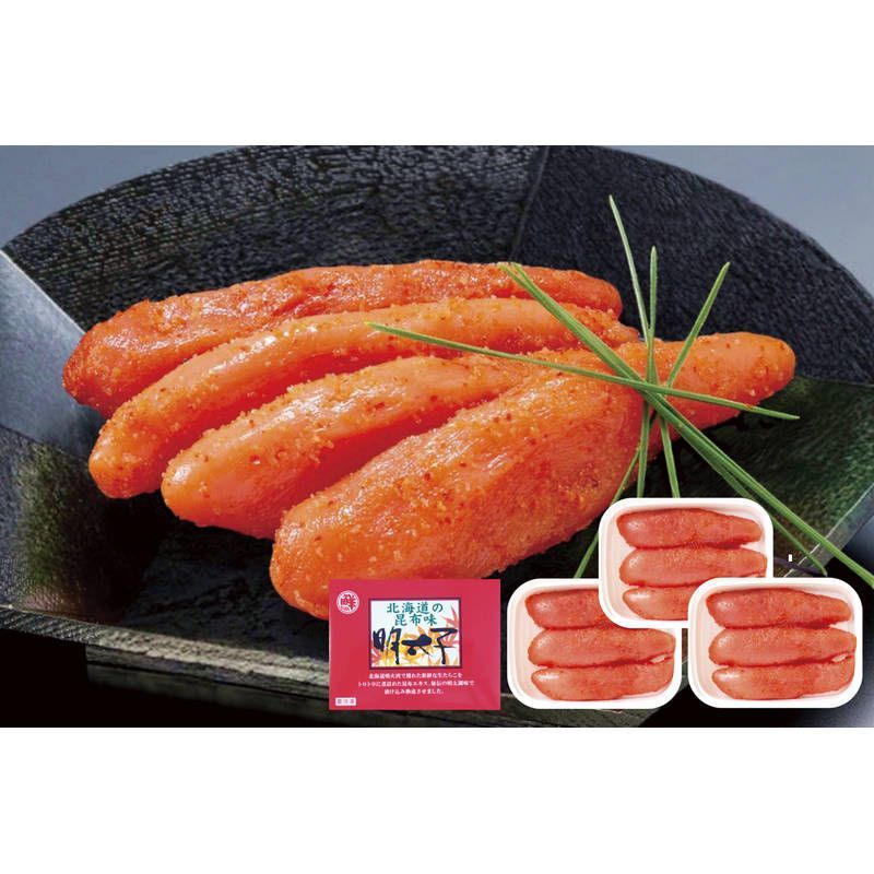 昆布味明太子120g×3