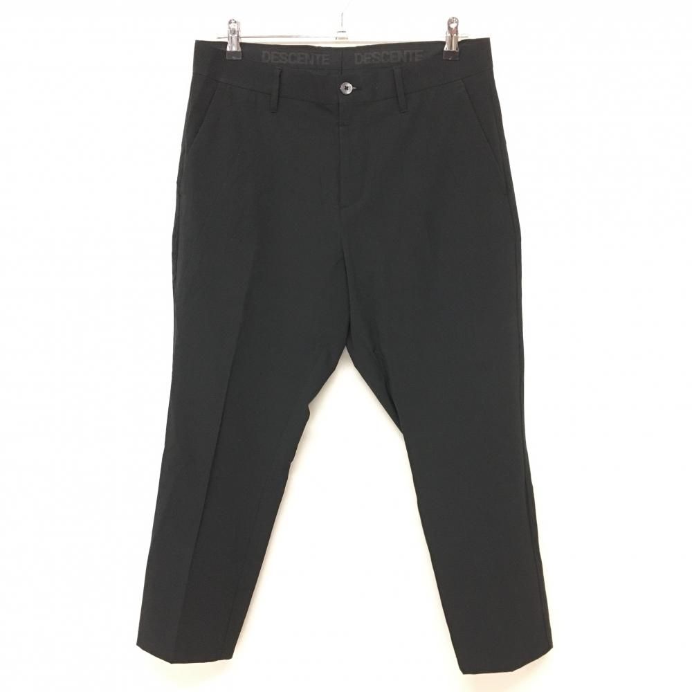 デサント パンツ 黒 バックロゴ シンプル  メンズ 0(XL) ゴルフウェア DESCENTE