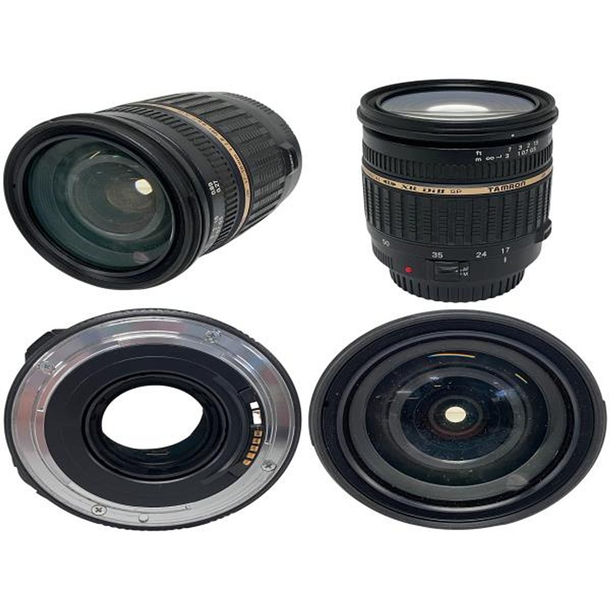 【美品】 レンズ 3本セットCanon Tamron Canon SIGMA TAMRON 35-80mm F4-5.6 70-210mm F4-5.6 17-50mm F2